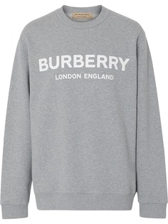 Burberry толстовка с принтом логотипа