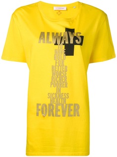 A.F.Vandevorst футболка с принтом Always Forever