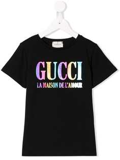 Категория: Футболки с логотипом Gucci Kids