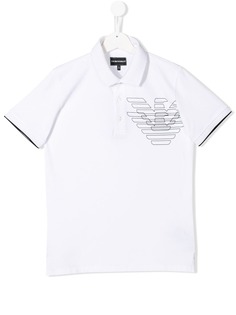 Emporio Armani Kids рубашка-поло с логотипом
