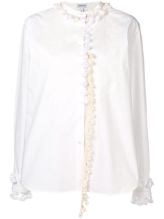 Loewe декорированная блузка с кисточками