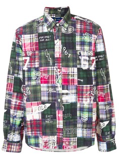 Polo Ralph Lauren рубашка в клетку в стиле пэчворк