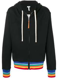 Loewe худи с контрастной отделкой в полоску