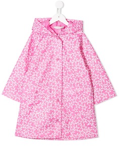 Stella McCartney Kids плащ с принтом звезд