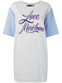 Love Moschino платье-футболка с логотипом