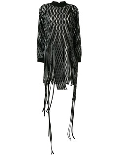 1017 ALYX 9SM платье-толстовка с вырезными деталями и декоративными кисточками