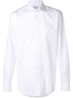 Z Zegna рубашка TECHMERINO™ с косым воротником