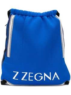 Z Zegna рюкзак TECHMERINO™ на шнурке с логотипом