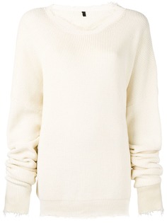 UNRAVEL PROJECT свитер с эффектом потертости