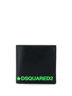 Dsquared2 бумажник с принтом логотипа
