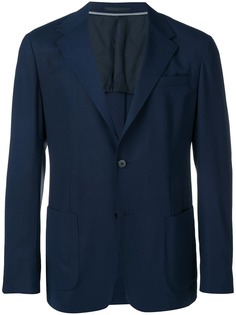 Z Zegna блейзер с накладными карманами