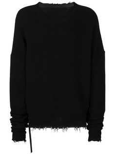 Unravel Project свитер в стиле оверсайз с необработанным краем