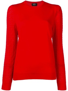 A.P.C. топ с длинными рукавами