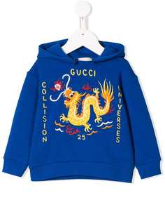 Gucci Kids худи с изображением дракона