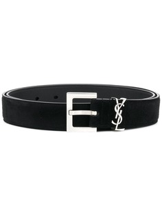 Saint Laurent ремень с монограммой