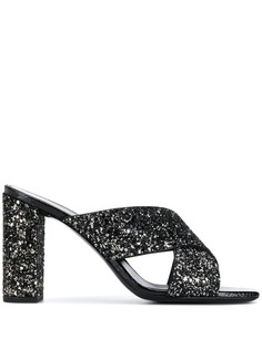 Saint Laurent мюли с блестками