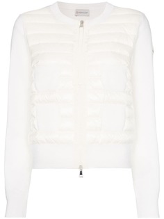 Moncler утепленная куртка-бомбер Maglia Tricot