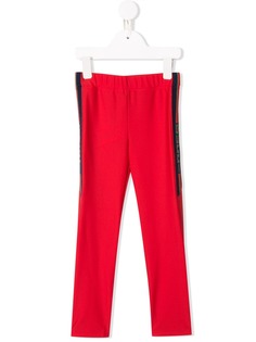 Gucci Kids легинсы с отделкой web