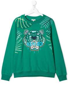 Kenzo Kids толстовка с логотипом tiger