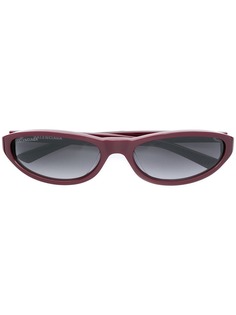 Balenciaga солнцезащитные очки Neo в овальной оправе