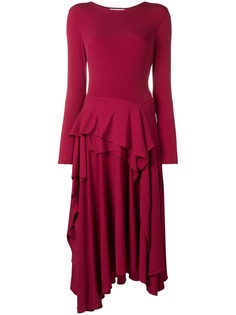 Koché платье миди с оборками