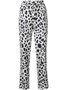 Koché леопардовые прямые брюки
