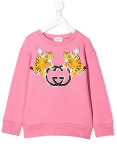 Gucci Kids толстовка с графичным принтом