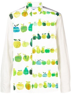 Junya Watanabe MAN рубашка с изображением яблок