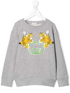 Gucci Kids толстовка с графическим принтом