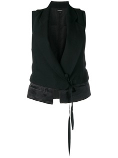 Ann Demeulemeester жилет с запахом