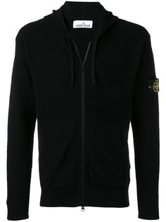 Stone Island худи на молнии с логотипом