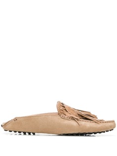 Tods мюли с отделкой Gommino