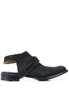 Yohji Yamamoto ботинки с открытой пяткой