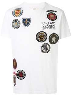 Kent & Curwen футболка с нашивками