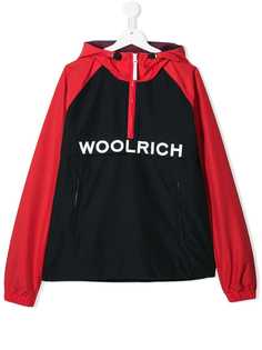 Woolrich Kids дождевик с капюшоном