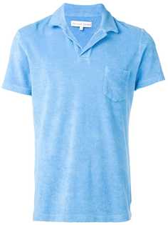 Orlebar Brown рубашка-поло с карманом спереди