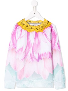 Molo блузка с цветочным украшением