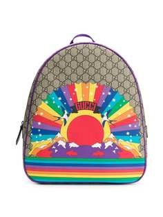 Gucci Kids рюкзак GG rainbow birds
