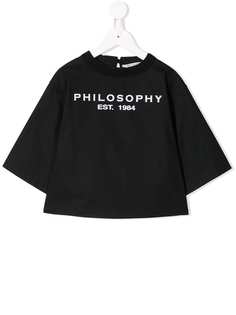 Philosophy Di Lorenzo Serafini Kids широкая футболка с логотипом