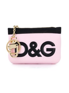 Dolce & Gabbana ключница с тисненым логотипом