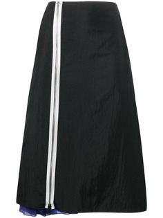 Maison Margiela юбка миди на молнии
