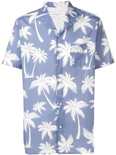 Officine Generale рубашка с изображением пальм