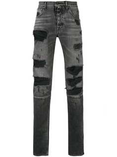 Unravel Project джинсы с эффектом потертости