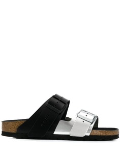 Rick Owens X Birkenstock двухцветные шлепанцы