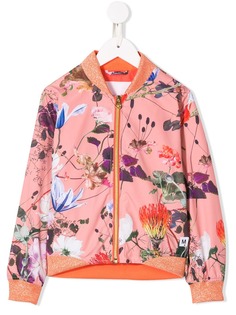Molo куртка-бомбер с цветочным принтом