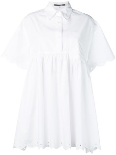 McQ Alexander McQueen рубашка оверсайз с фестонами