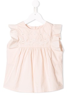 Chloé Kids блузка с вышивкой