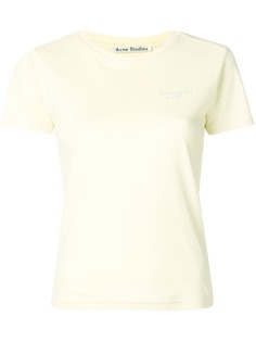 Acne Studios футболка с вышитым логотипом