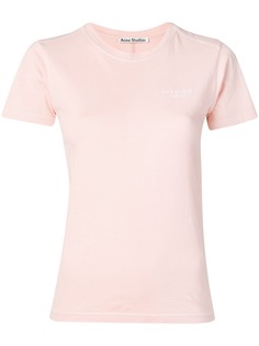 Acne Studios футболка с вышитым логотипом