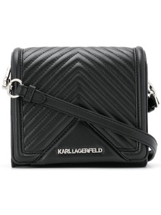 Karl Lagerfeld маленькая стеганая сумка через плечо Klassik